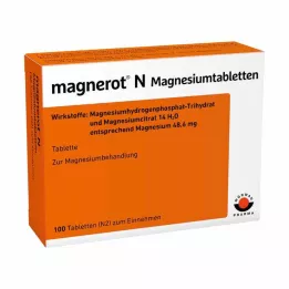 MAGNEROT N Horčíkové tablety, 100 ks