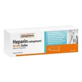 HEPARIN-RATIOPHARM 60 000 masť, 100 g