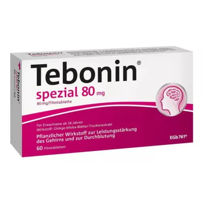 TEBONIN špeciálne 80 mg filmom obalené tablety, 60 ks TEBONIN špeciálne 80 mg filmom obalené tablety, 60 ks