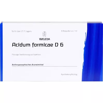 ACIDUM FORMICAE D 6 ampuliek, 8 ks