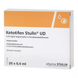 KETOTIFEN Stulln UD Očné kvapky jednodávková pipeta, 20X0,4 ml