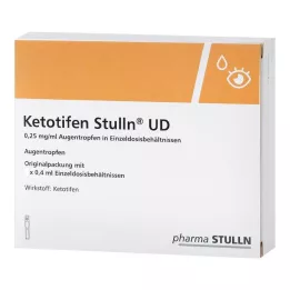 KETOTIFEN Stulln UD Očné kvapky jednodávková pipeta, 10X0,4 ml