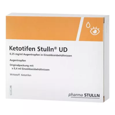 KETOTIFEN Stulln UD Očné kvapky jednodávková pipeta, 10X0,4 ml KETOTIFEN Stulln UD Očné kvapky jednodávková pipeta, 10X0,4 ml