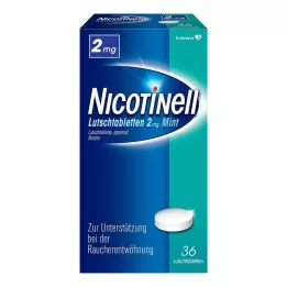 NICOTINELL Pastilky 2 mg mäta, 36 ks