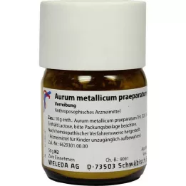 AURUM METALLICUM PRAEPARATUM D 20 Triturácia, 50 g