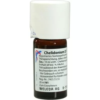 CHELIDONIUM D 1 riedenie, 20 ml