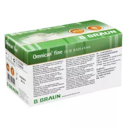 OMNICAN jemná kanyla 31 G 0,25x8 mm, 100 ks