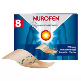 NUROFEN 24-hodinové náplasti proti bolesti 200 mg, 8 ks