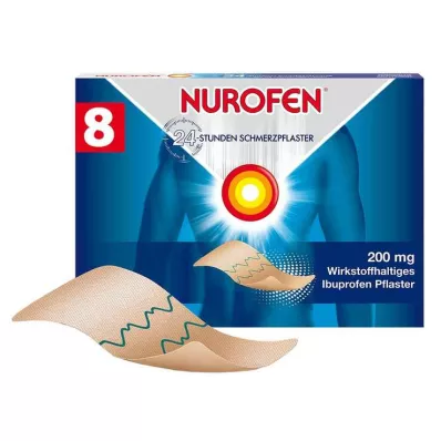 NUROFEN® 24-hodinové náplasti proti bolesti 200 mg, 8 ks NUROFEN® 24-hodinové náplasti proti bolesti 200 mg, 8 ks