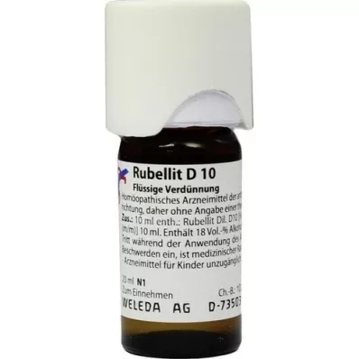 RUBELLIT D 10 riedenie, 20 ml