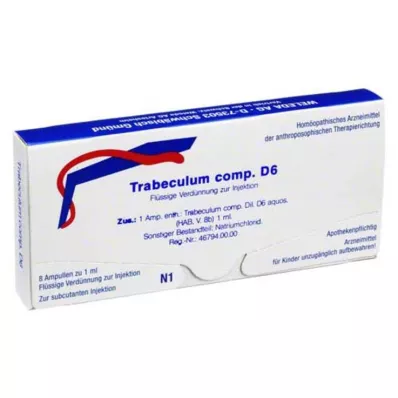Trabeculum comp.D 6 ampuliek, 8 ks Trabeculum comp.D 6 ampuliek, 8 ks