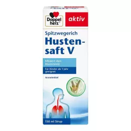 DOPPELHERZ Sirup proti kašľu Ribwort V, 150 ml