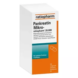 PANKREATIN Micro-ratio.20.000 tvrdých kapsúl so žalúdočnou šťavou, 100 ks