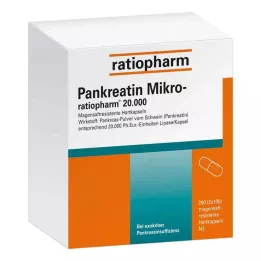 PANKREATIN Micro-ratio.20.000 tvrdých kapsúl so žalúdočnou šťavou, 200 ks