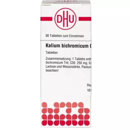 KALIUM BICHROMICUM C 30 tabliet, 80 kapsúl