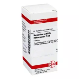 MERCURIUS SOLUBILIS Hahnemanni C 30 tabliet, 80 ks