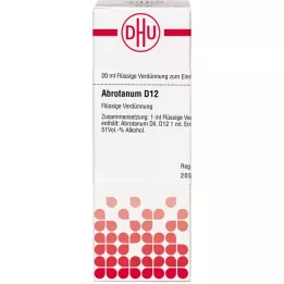 ABROTANUM D 12 riedenie, 20 ml