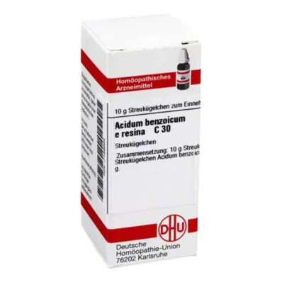 ACIDUM BENZOICUM E Resina C 30 globúl, 10 g ACIDUM BENZOICUM E Resina C 30 globúl, 10 g