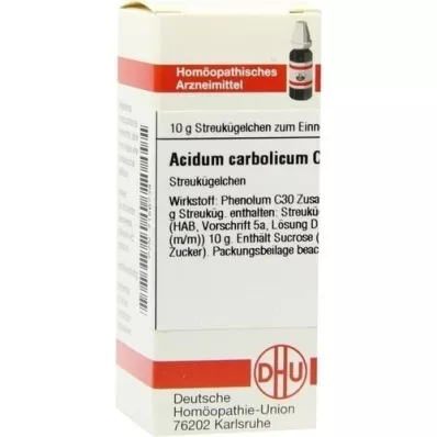 ACIDUM CARBOLICUM C 30 guľôčok, 10 g