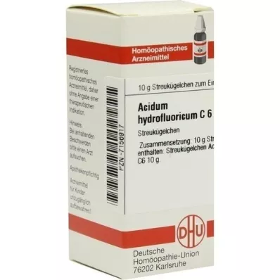 ACIDUM HYDROFLUORICUM C 6 guľôčok, 10 g