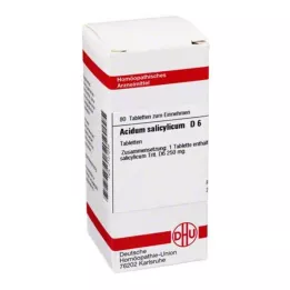 ACIDUM SALICYLICUM D 6 tabliet, 80 kapsúl