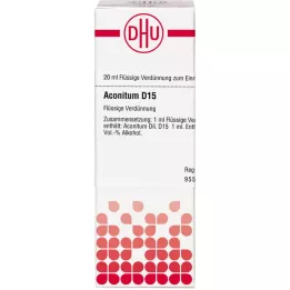 ACONITUM D 15 riedenie, 20 ml