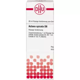 ACTAEA SPICATA D 6 riedenie, 20 ml