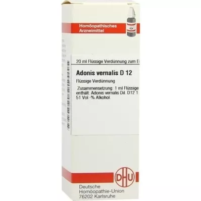 ADONIS VERNALIS D 12 riedenie, 20 ml
