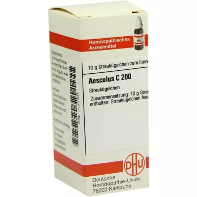 DHU Aesculus C 200 globule, 10 g DHU Aesculus C 200 globule, 10 g