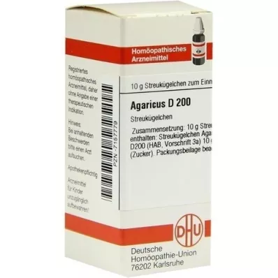 AGARICUS D 200 globúl, 10 g