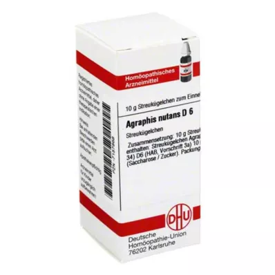 AGRAPHIS NUTANS D 6 guľôčok, 10 g