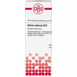 ALLIUM SATIVUM D 12 riedenie, 20 ml