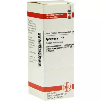 DHU Apocynum D 12 riedenie, 20 ml