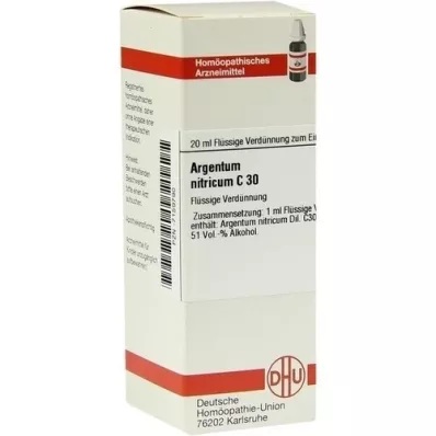 ARGENTUM NITRICUM C 30 riedenie, 20 ml