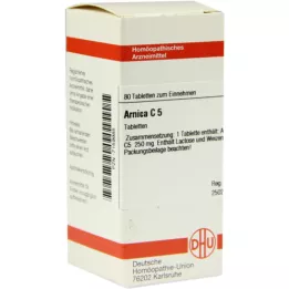 ARNICA C 5 tabliet, 80 kapsúl