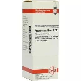 ARSENICUM ALBUM C 12 riedenie, 20 ml