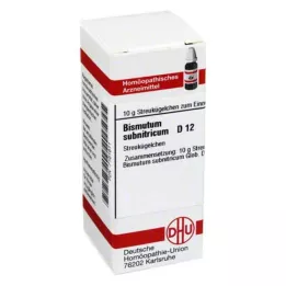 BISMUTUM SUBNITRICUM D 12 guľôčok, 10 g