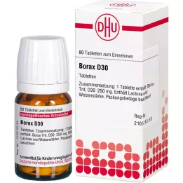 BORAX D 30 tabliet, 80 kapsúl