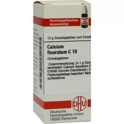 CALCIUM FLUORATUM C 10 guľôčok, 10 g