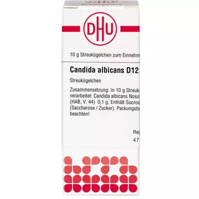 CANDIDA ALBICANS D 12 guľôčok, 10 g