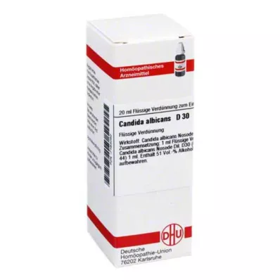 DHU Candida albicans D 30 riedenie, 20 ml DHU Candida albicans D 30 riedenie, 20 ml