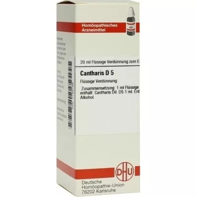 CANTHARIS D 5 riedenie, 20 ml