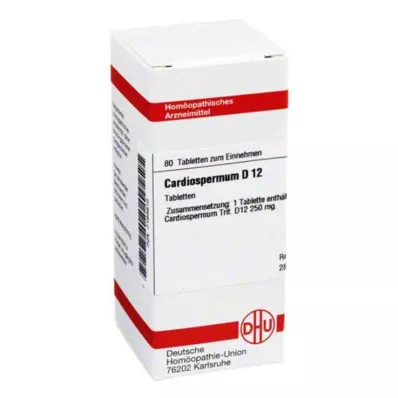 DHU Cardiospermum D 12 tabliet, 80 ks DHU Cardiospermum D 12 tabliet, 80 ks