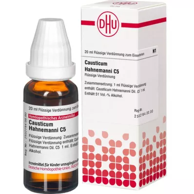 CAUSTICUM HAHNEMANNI C 5 riedenie, 20 ml