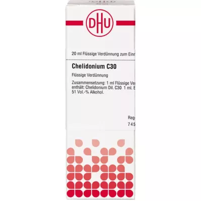 CHELIDONIUM C 30 riedenie, 20 ml