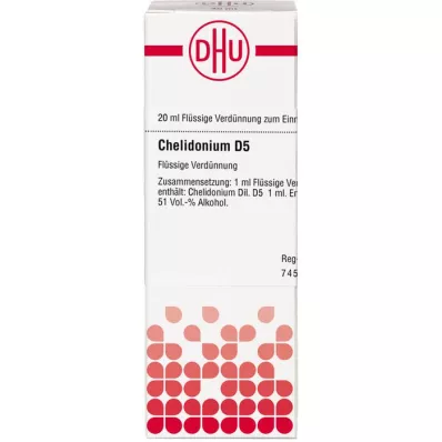 CHELIDONIUM D 5 riedenie, 20 ml