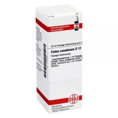 CISTUS CANADENSIS D 12 riedenie, 20 ml