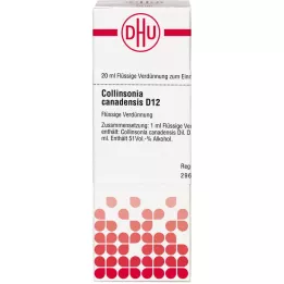 COLLINSONIA CANADENSIS D 12 riedenie, 20 ml