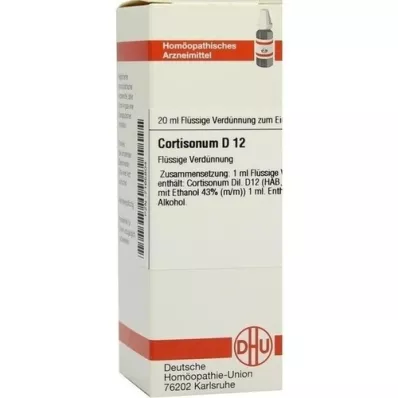 CORTISONUM D 12 riedenie, 20 ml