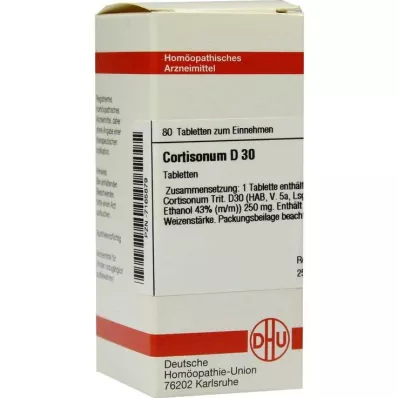 DHU Cortisonum D 30 tabliet, 80 ks